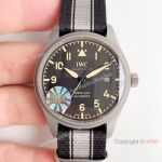 (M+) Swiss Replica IWC Mark XVIII Heritage Titanium Men Watch Nylon Strap